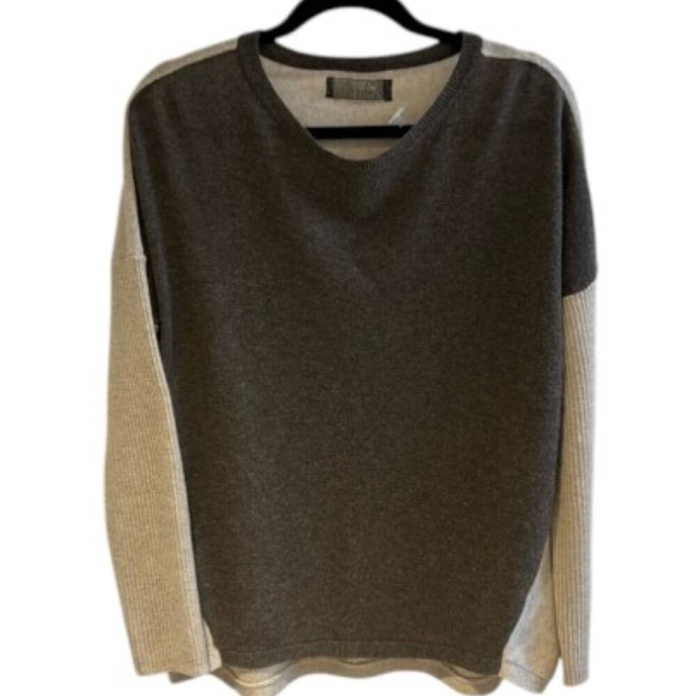 Rina Rossi two tone cashmere sweater size M